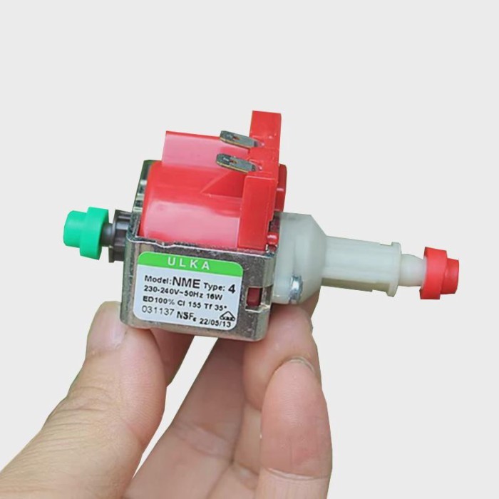 ULKA NME4 Electromagnetic Plunger Pump 16W 220-240V High Pressure Low Flow Liquid Coffee Machine Pu