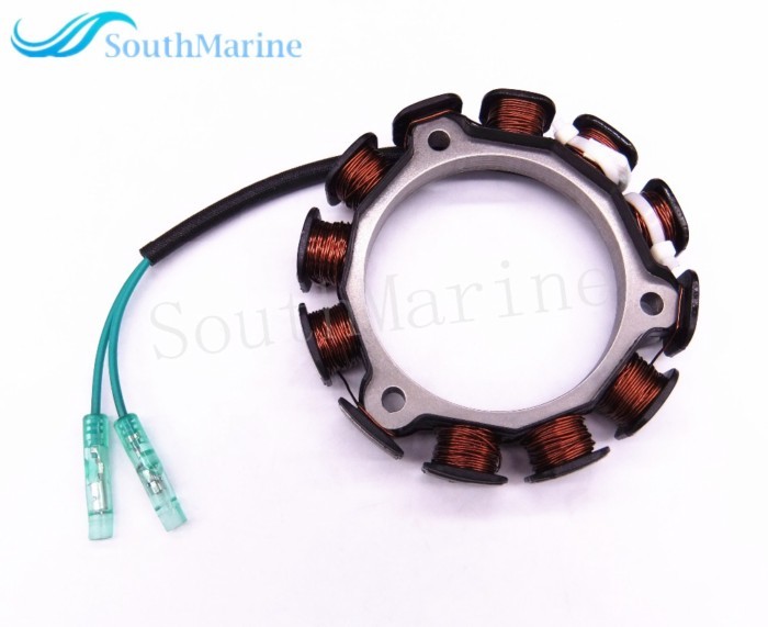 6BX-85510-A0 Lighting Coil Assy for Yamaha Outboard F4L F4S F6L F6S F6C 4-Stroke