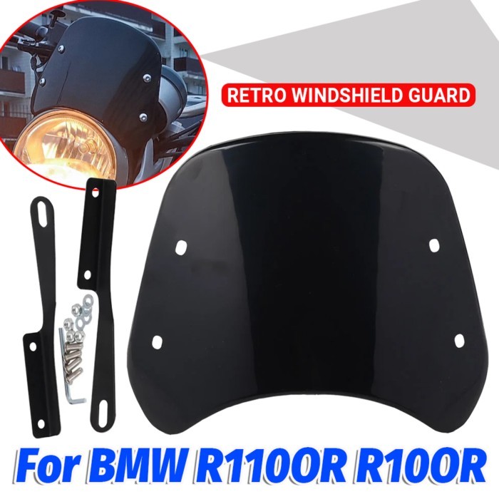 For BMW R1100R R100R R1100 R100 R 1100 100 R 1100R Accessories Retro Windscreen Windshield Wind Scr