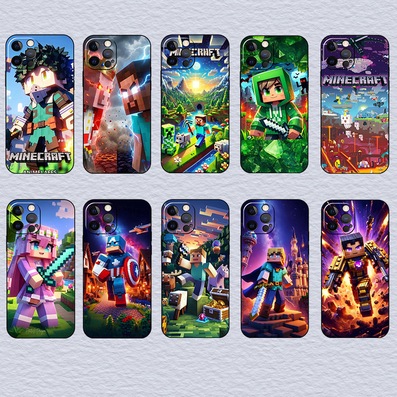 สําหรับRealme C51S C67 C68 C63 C61 P1 หมายเหตุ 50 Minecraft Anti Fallเคสโทรศัพท์