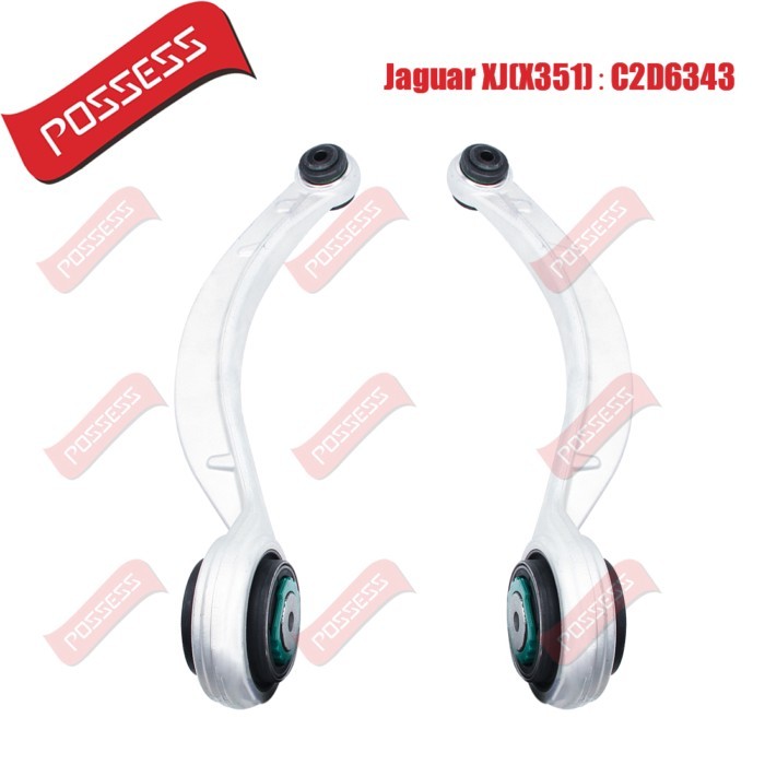 A Pair of Front Lower Suspension Curved Control Arm For Jaguar XJ XJL X351 Rear Drive 2WD,OE C2D634