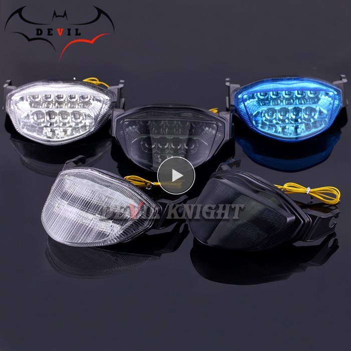 For Suzuki GSXR 1000 GSXR1000 GSX-1000 K5 K6 2005 2006 Rear Tail Light Brake Turn Signals Integrate