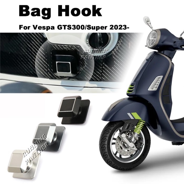 For Vespa GTS 300 Super GTS300 gts300 SUPER 2023 2023 Motorcycle 3 Color Hook Anti-wear CNC Aluminu
