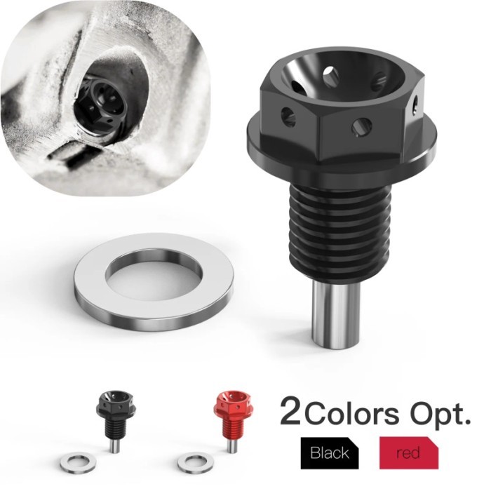 BEVINSEE M12x1.5 Performance Magnetic Oil Sump Drain Plug for Mini for BMW E90 E91 E92 E93 E39 E60