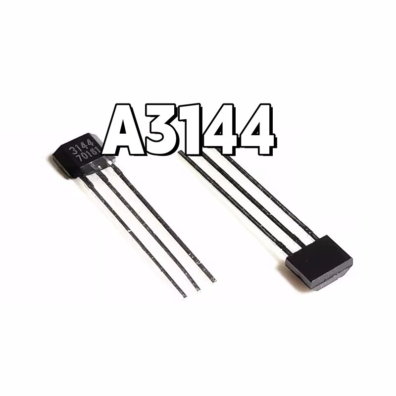ยี่ห้อใหม่ A3144E 44E In-Line SIP-3 Hall Sensor A3144EUA-T OH3144 Y3144