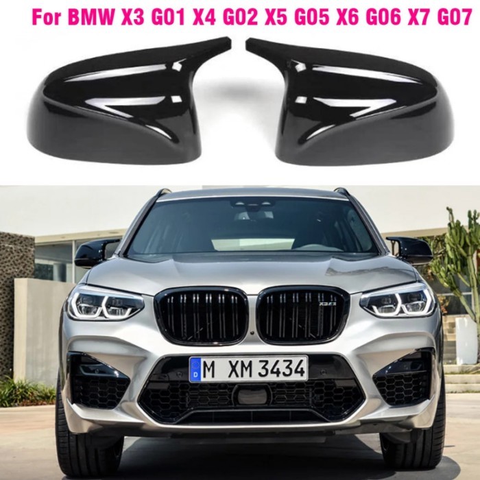 Car Side Door Rearview Side Mirror Cover Cap For BMW BMW G01 G02 G05 X5 G06 X6 G07 X7 M Style Parts