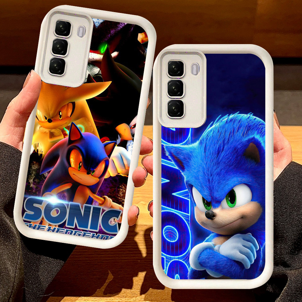 G-71 เคส Super Sonic สําหรับ Realme C17 C71 C2s 14X C2 7i C73 C75 C85 Pro สีดําและสีขาว