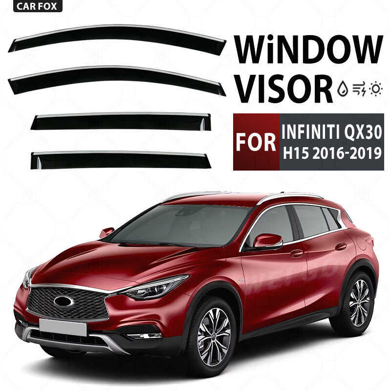 เหมาะสําหรับ INFINITI QX30 แผ่นกั้นฝนหน้าต่าง INFINITI QX30 H15 ที่บังแดดหน้าต่าง