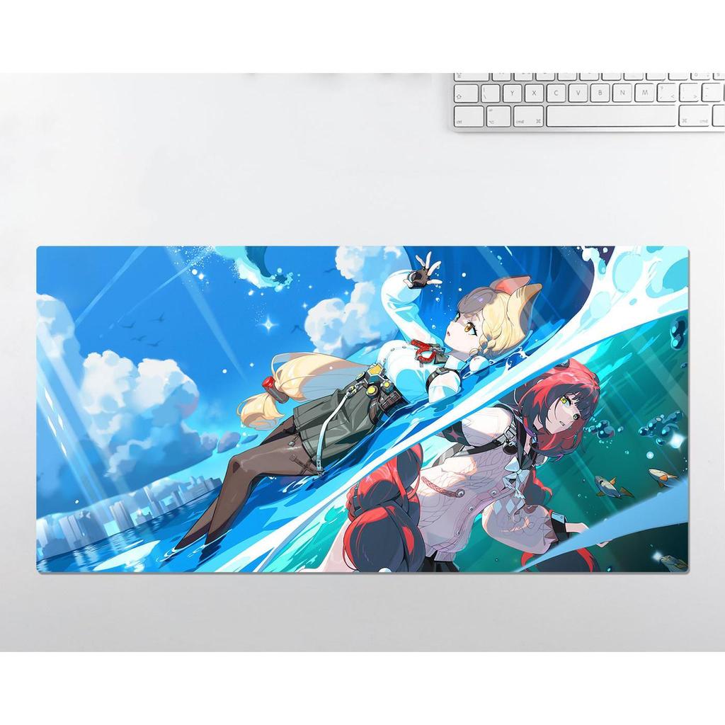 อะนิเมะแผ่นรองเมาส์ขนาดใหญ่,Zenless Zone Zero ZZZ Alice Thymefield Ukinami Yuzuha,โต๊ะ,Mousepads ,Ga