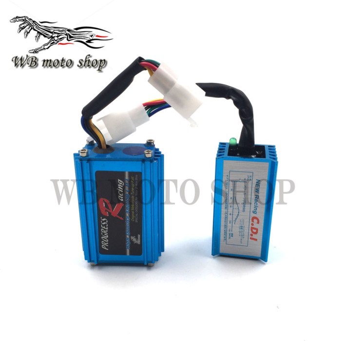 Racing 5 Pin AC CDI Box Ignition Coil A7TC Spark Plug For Spree SYM DD50 Dio AF18-28 Elite SB SA 50