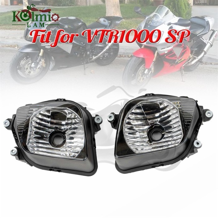 Fitfor 2000 - 2006 Honda VTR1000 SP RC51 SP1 SP2 Motorcycle Headlight Assembly Headlamp VTR1000SP 2