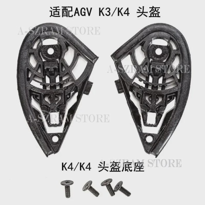 Helmet Base Adaptation for Agv K3 K4 Helmet Lens Base Helmet Accessories Motorcycle Equipments ECE