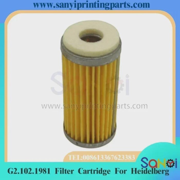 Best Quality G2.102.1981 Filter Cartridge KLT15/25/40 For Heidelberg SM52 SX52 GTO52 QM46 Printing