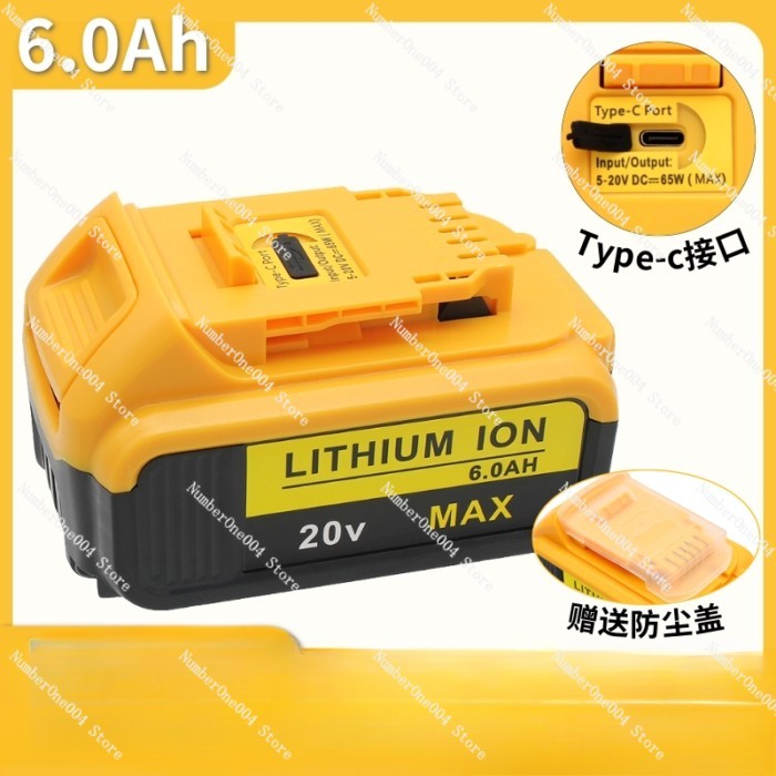 Applicable To 18V20V Lithium Battery DCB105 118 Hand Drill Electric Wrench Charger Battery