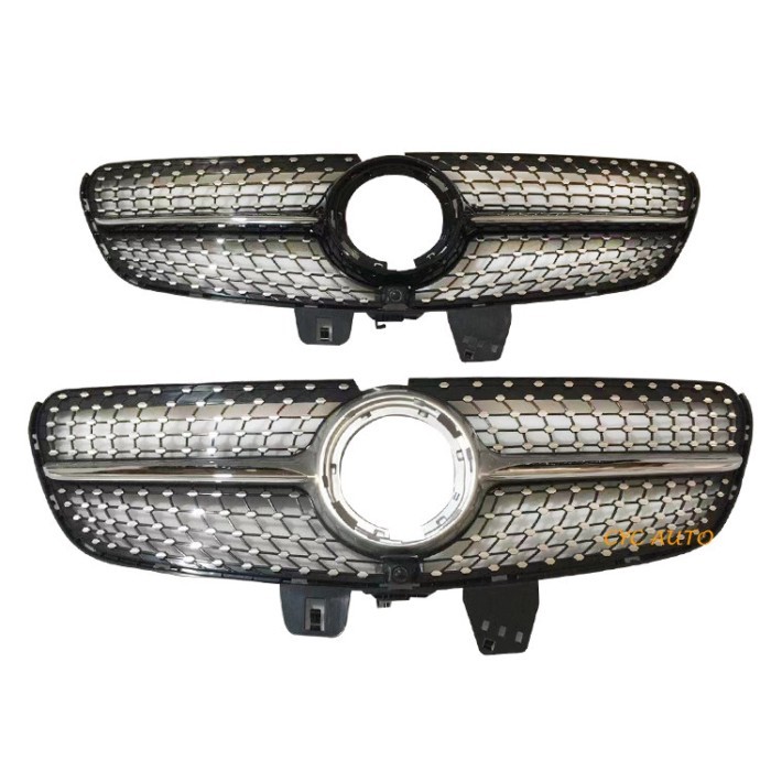 W447 front diamond grille for Mercedes benz V CLASS W447 modified V260 V250 grille 2020 2021