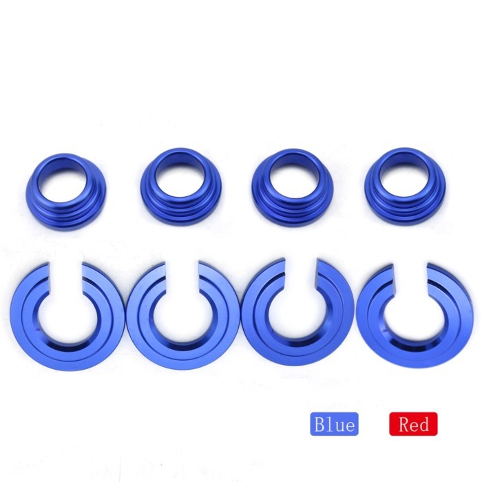 BUSHING COLLARS SET For Nissan S13/S14/Z32 Subframe Bushing Collars Red/Blue FU9A