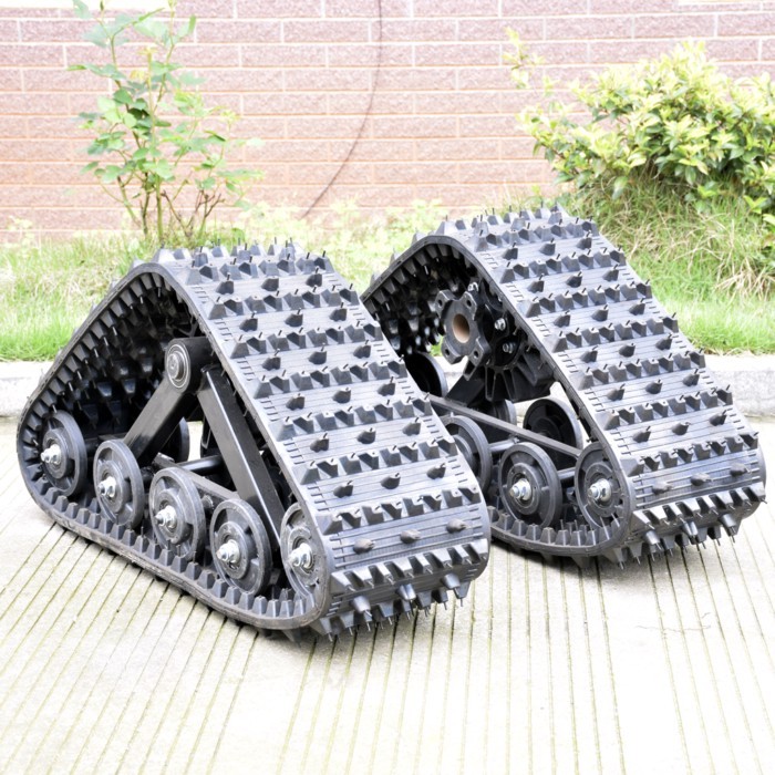L size 1 Pair ATV Quad Snow Tracks UTV Buggy Quad Rear wheel Tire Sand Snowmobile Track Assembly Fi