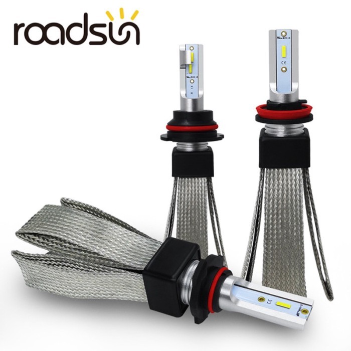 roadsun H4 H7 LED Car Lights H11 H1 H3 880 9005 9006 9007 H13 HB3 HB4 LED Headlight Bulb Auto Lamp