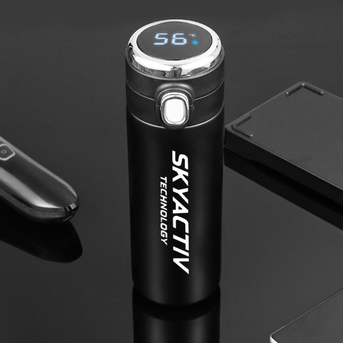 400ml Thermos Flask Travel Cup Vacuum Water Bottle for mazda 3 bk 6 gg gh gj cx3 cx5 cx30 cx7 cx8 c