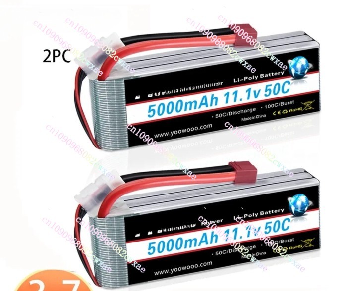 2PCS  2S 3S 4S 6S Lipo Battery 11.1v 1300mah 1500mah 2200mah 4000mah 5000mah RC   with Deans xt60 P