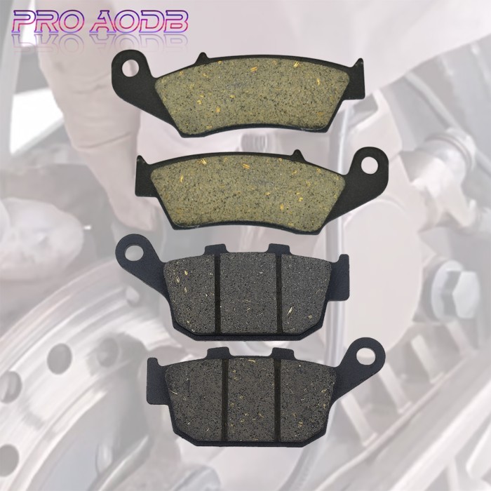 For HONDA Motorcycle Front and Rear Brake Pads XL600 XL650 XL700 XRV750 VV VW VX VY V1 V9 VA Transa