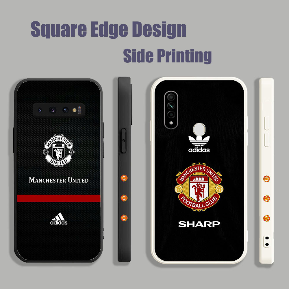 ปลอกสําหรับ Huawei Y6p Y7 2019 Y7A Y6 Pro 3i 7i 8i 50 Lite Nova 5T Y9s Manchester United Football Cl