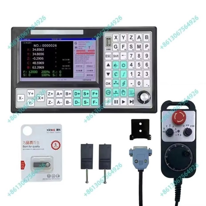 CNC offline controller SMC5-5-N-N 5 axis Support RTCP 500KHz motion control system With 5 axis emer