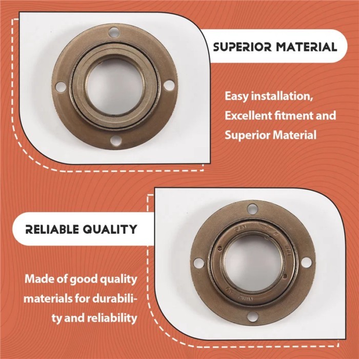 AC34-78Mm OD 4 Hole Toothless Flywheel + T8F 44T 54Mm Rear Chain Sprocket Fits For 43Cc 49Cc Mini P