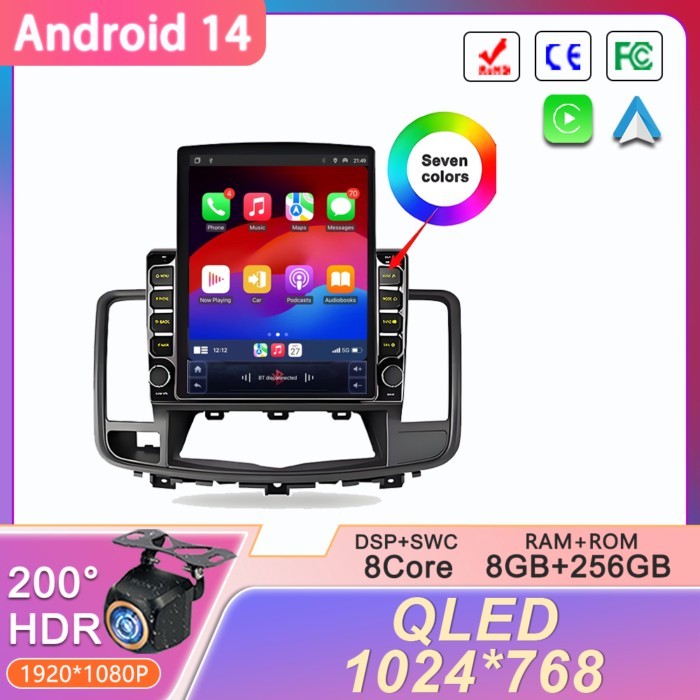 9.7 inch For Nissan Teana J32 2008 - 2013 Android Car Radio Multimedia Player Navigation Car Stereo