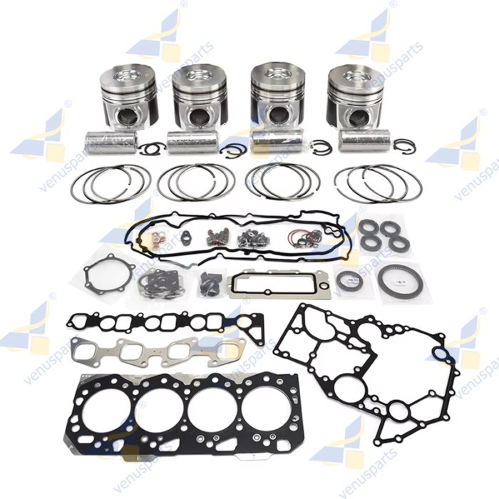 For Isuzu 4JJ1 Overhaul Rebuild Kit Piston Rings Full Gasket Set Engine Repair Parts 8-97355-672-2