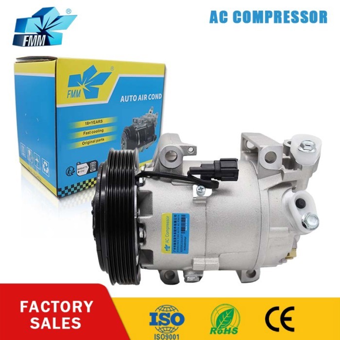 FMM CSV13 A/C AC Compressor 12V for Nissan Primera 1.6 92600-4M500 92600-9F500 92600-9F501