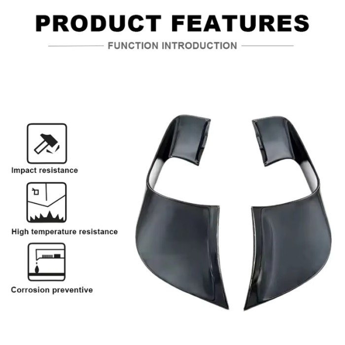 Motorcycle Fixed Wing For YAMAHA YZF-R7 YZFR7 YZF R7 2021-2023 ABS Carbon Paint Aerodynamic Winglet