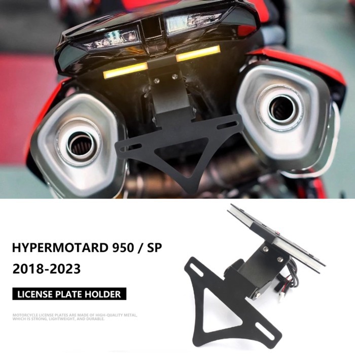 Motorcycle Accessories FOR Ducati Hypermotard 950 / SP 2018-2023 2022 Rear Tail Frame License Plate