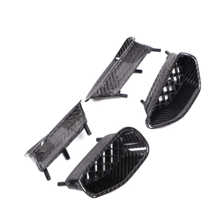 For Chevrolet Corvette C6 ZR1 2009-2013 Real Carbon Fiber Car External Socket Side Fender Air Hole