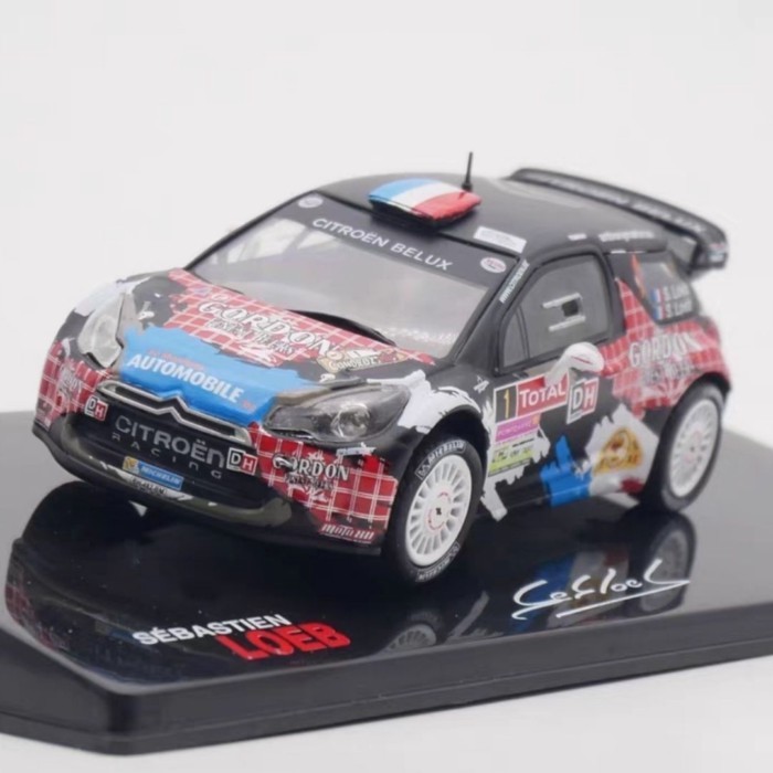 IXO 1/43 Citroen DS3 WRC 2013 Loeb Citroen Leb Rally รถรุ่น