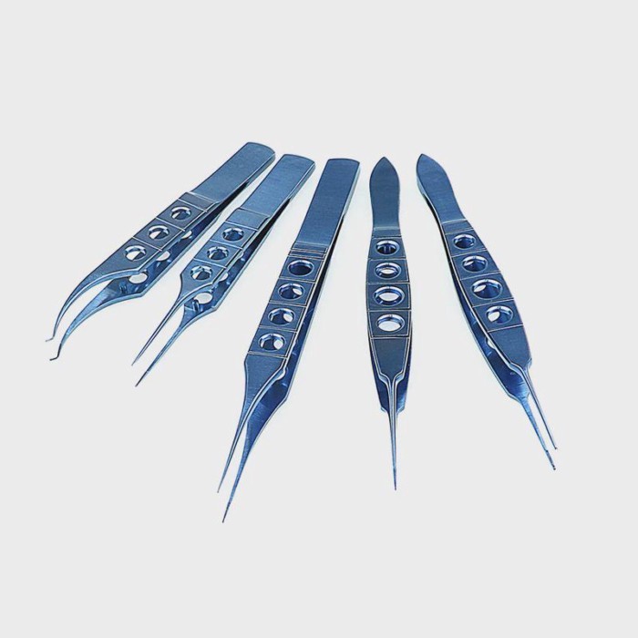 GREATLH 1pcs Ophthalmic Dovetailed Forceps Castroviejo Suturing Forceps Colibri Toothed Forceps Oph