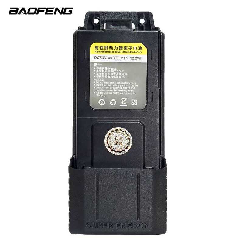 ▥ Uv-5R Bl-5 1800/3000/3800Mah Li-Ion Battery Support Charge For Walkie Talkie Uv5r Uv5