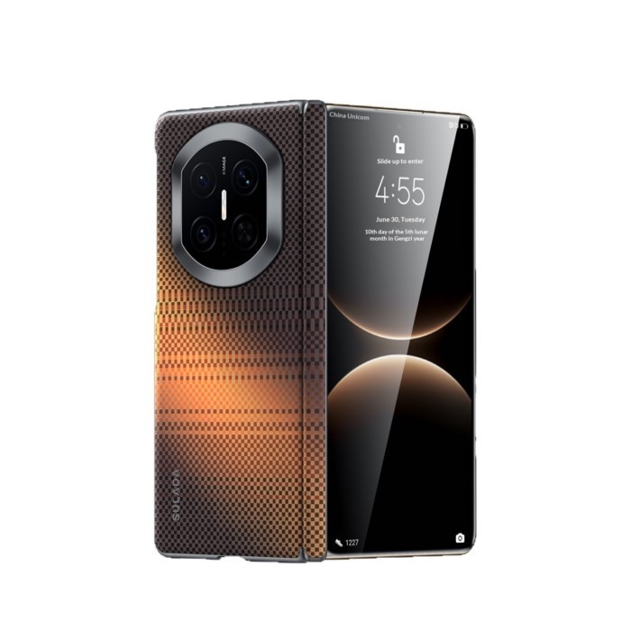 เคสแข็งแม่เหล็กลายทอสําหรับ Samsung Z Fold7/6/5 / Huawei Mate X7/6 / Honor Magic V6/5/3 | Shockp สไต