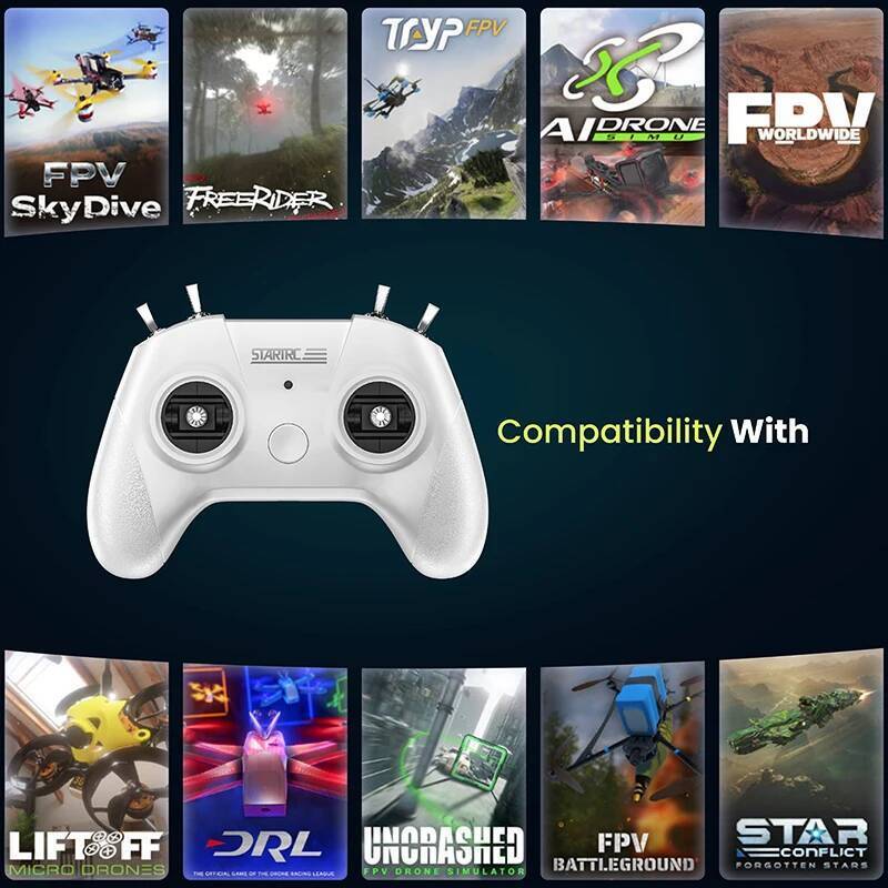 RC Drone อุปกรณ์เสริมการฝึกอบรมจําลองรีโมทคอนโทรล Handle 8CH FPV Flight Simulator Controller สําหรับ