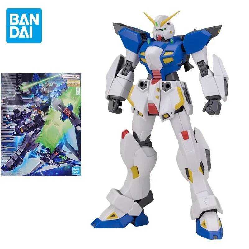 Bandai Original GUNDAM MG 1/100 Anime PB Limited F90ⅢY Cluster Action Figure Assembly Model Toys Co