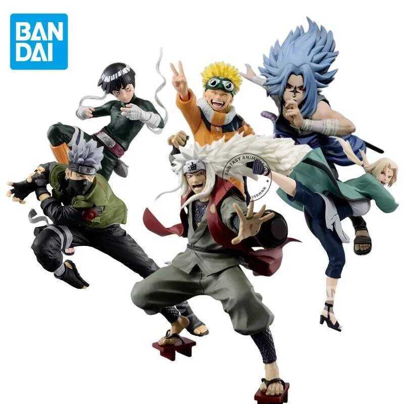Bandai Original Naruto：Shippūden Anime Rock Lee Uzumaki Naruto Jiraiya BANPRESTO FIGURE COLOSSEUM A