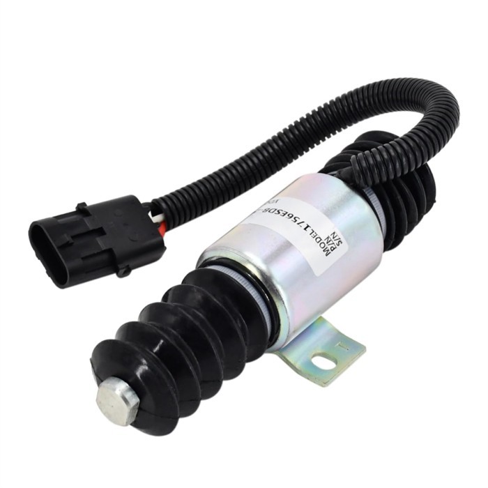 24V Stop Solenoid Flameout Solenoid Valve 11033954 for Volvo Wheel Loader L120B L120C L150 L150C L1
