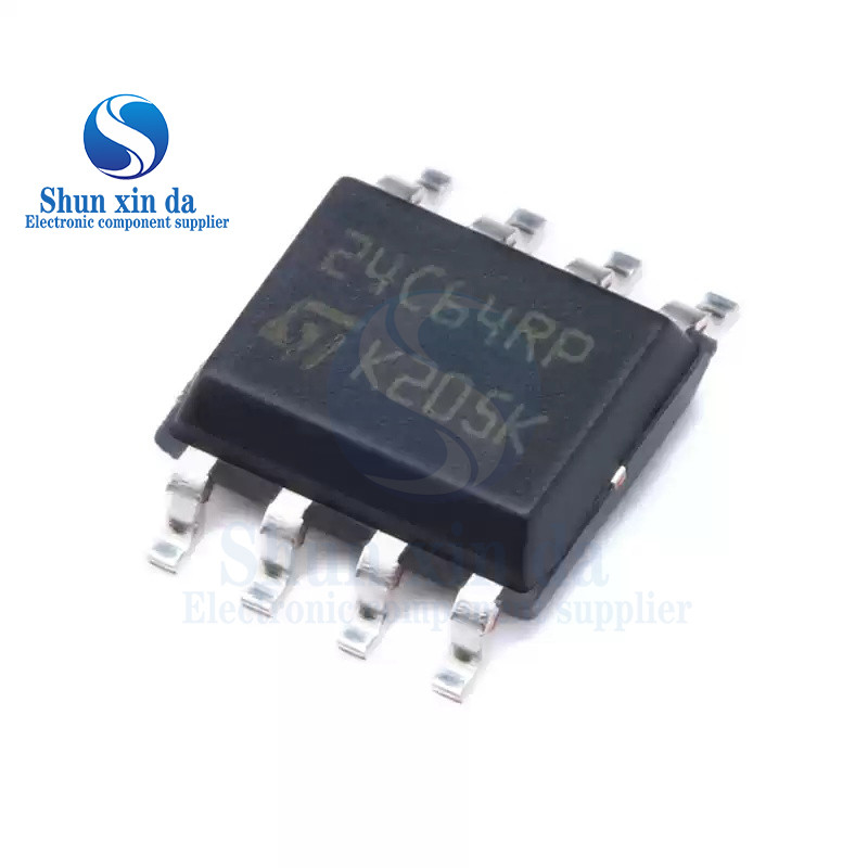 20PCS M24C64-RMN6TP 24C64RP SOP-8 M24C64 M24C64-R SMD 64-Kbit Serial I2C รถบัส EEPROM IC