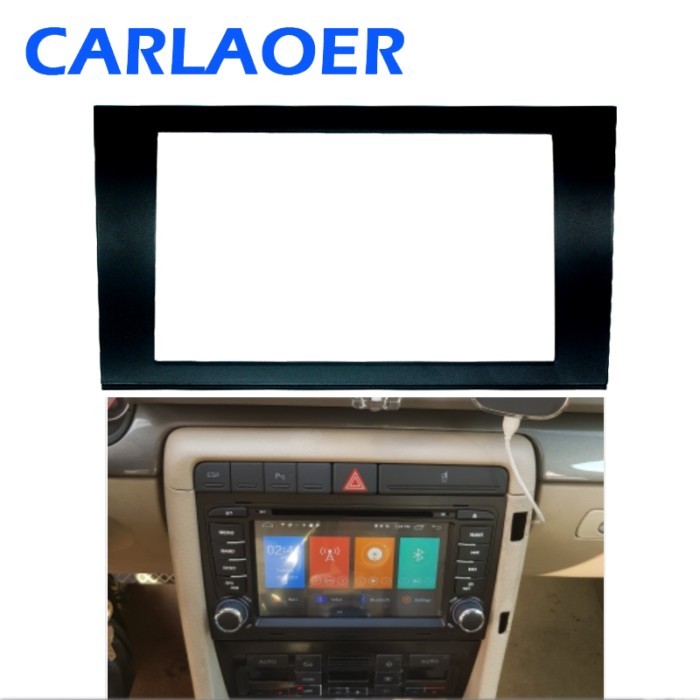 Car 2 DIN Fascia Panel Plate Frame For AUDI A4 (B6) A4(B7)SEAT Exeo Stereo Fascia Dash Trim Install