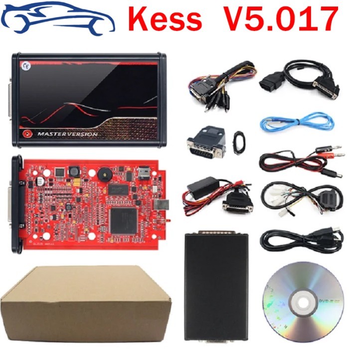 Ecu Chip Tuning For KESS V5.017 Online V2 v2.80 Car Accessor Red Pcb Programming Tool Power Upgrade