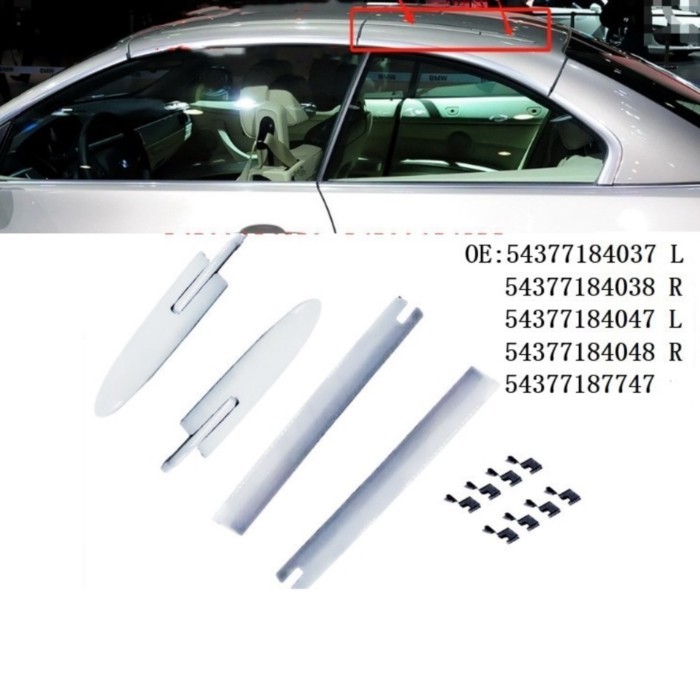 Automotive roof hinge cover decorative strip For BMW 3 Series 4 Series E93 F33 F83 M3 M4  543771840