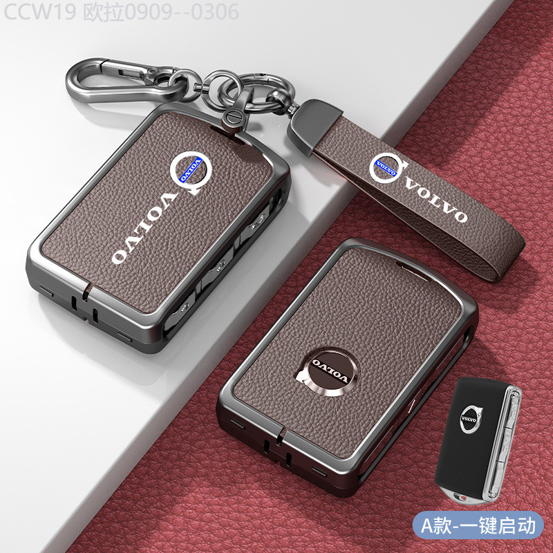 【2015 -2025】 เหมาะสำหรับ Volvo ฝาครอบกุญแจใหม่ xc60/xc40/s60/s90/xc90/v60/v90 เปลือกป้องกันหัวเข็มข