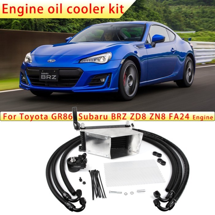 For Subaru BRZ ZC6 ZD8 Toyota GT86 ZN6 GR86 ZN8 FA20 FA24 Scion FR-S Oil Cooler Kit Engine Radiator