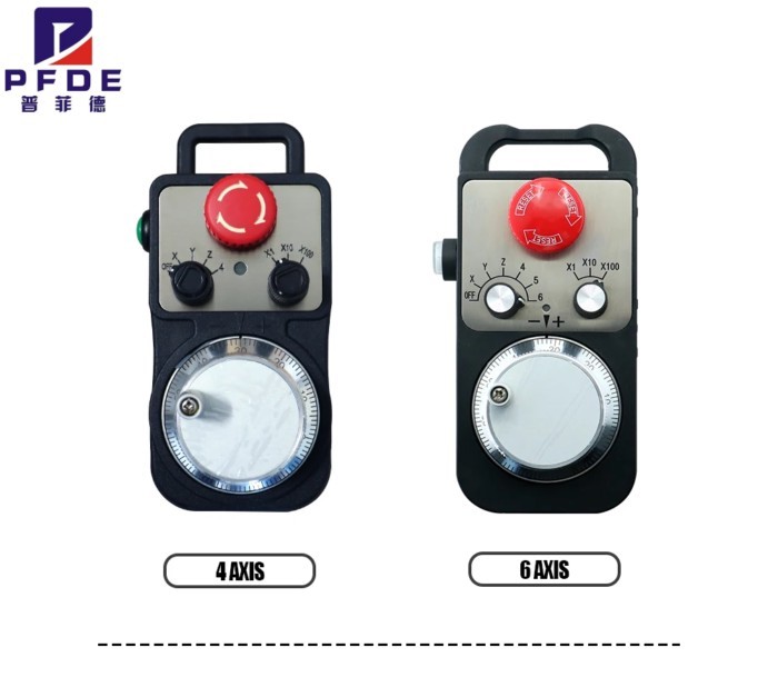 Pulse Generator Support CNC System 5-24V 10KHZ 4 Axis 6 Axis Electronic Handwheel Pendant Pulse Wit