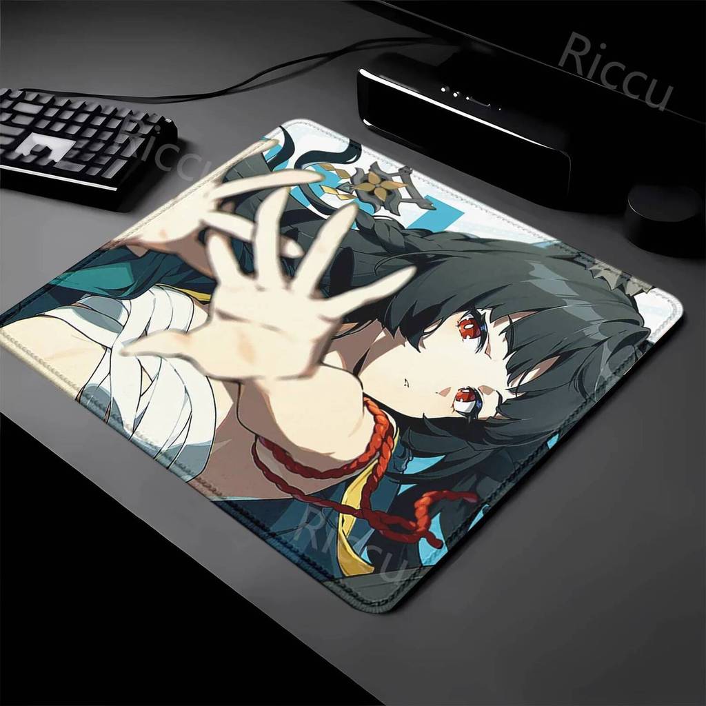 ขนาดเล็ก Zenless Zone Zero Hoshimi Miyabi Ukinami Yuzuha Alice Thymefield Mousepad ZZZ อุปกรณ์สํานัก